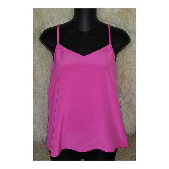 Lilly Pulitzer Tops - Lilly Pulitzer Dusk Silk Racer Tank Top Pink  XS